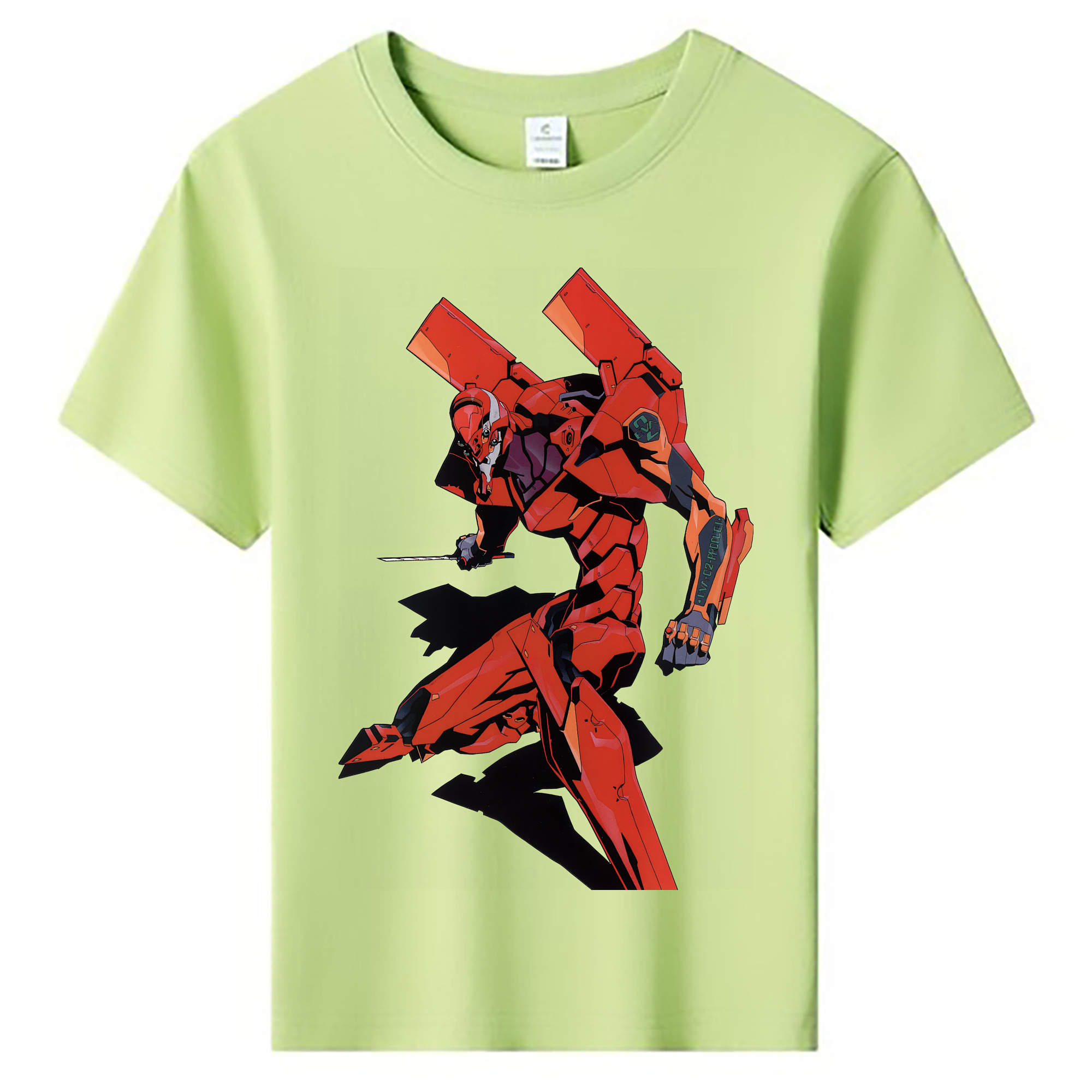（画像用） EVA 新世紀エヴァンゲリオン 綿100％キッズTシャツ（フロントプリント）